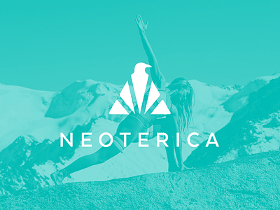 Neoterica Activewear Kazakhstan. activewear bird crow logo logotype neo sport wear yoga