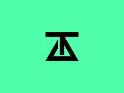 WIP. KazTAG — telegraph agency. a agency line logo logotype mark network sign t telegraph triangle