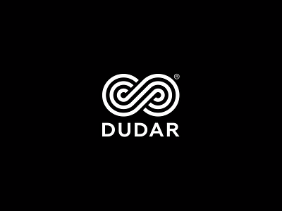 WiP. Logo for Dudar. circle curls dudar infinity line logo logotype mark sign spiral