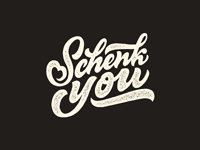 Schenk you. Lettering. branding brush calligraphy lettering logo logotype mark sign symbols