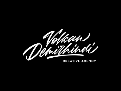 Volkan Demirhindi. agency calligraphy creative handtype lettering logo logotype type