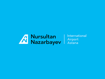 New logo of Astana Airport.