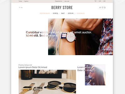 E Commerce design e commerce jewelry ui ux watch web website