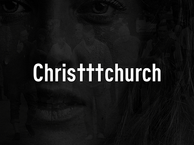 Christttcherch logo black challenge font logofolio sad sorrow