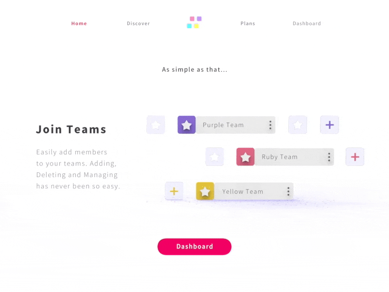 Work Manager // Web landing page for a work organizer tool Pt.4