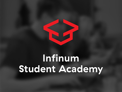 Infinum Student Academy academy branding chevron code design development identity infinum learning logo