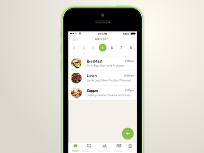 Greenpie - Online nutrition app