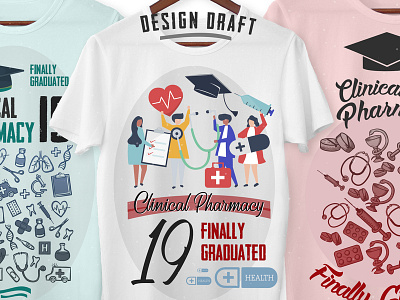 Clinical Pharmacy 19 Fun-day Tshirt branding design fashion illustration print t shirt design t shirts typography vector