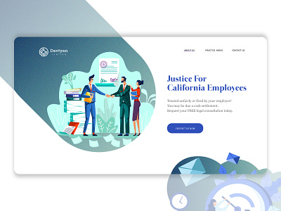 davtyanlaw landing page design