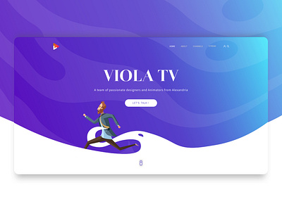 Viola Studio Website illustraion landing page ui uidesign ux uxdesign website