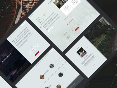 Website Design for Architectural and Construction Company architecture brick construction interface structure ui understandable ux uxui web website website design