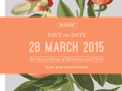 Save the Date married life save the date wedding