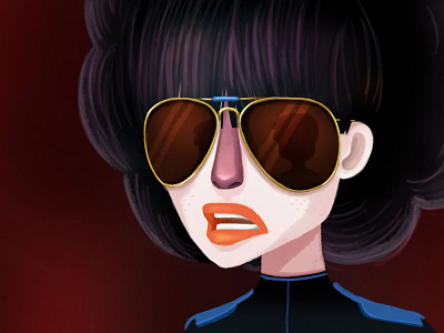 Cobra angry art character game illustration sunglasses