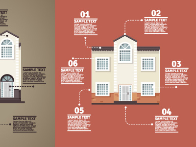 house infographic template free