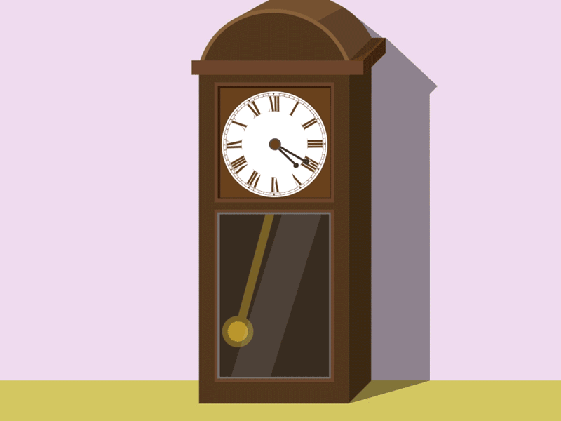 Grandfather Clock animation clock grandfather clock pendlum