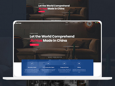 Web Redesign Proposal for Jiu Hua Group