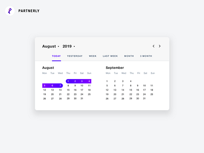 Web app calendar