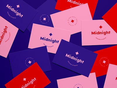 Midnight studio branding branding businesscard colorful colorpalette illustrator logo midnight mockup typography