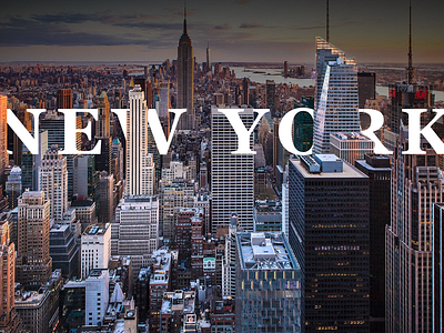 New York [Concept] black city concept design gradient new york photoshop ui usa white