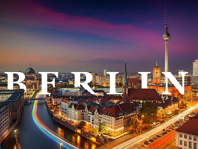 Berlin [Concept] berlin black city concept design gradient photoshop ui white