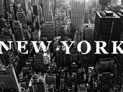 New York V2 [Concept] black city design gradient new york new york city photoshop ui white