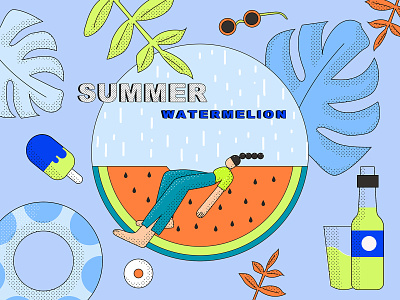 Watermelon and summer