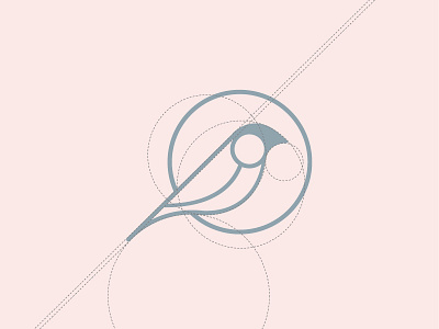 Bird - Grid System animal bird grid system identity line logo logomark mark minimal simple symbol