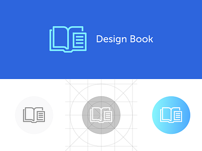 Design Book - App app book concept designer grid logo logo design new symbol wip