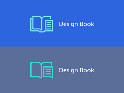 Design Book (Version 1 and 2) app book concept design grid icon logo new symbol two wip