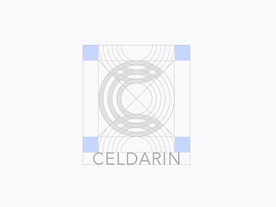 Celdarin - logo construction grid