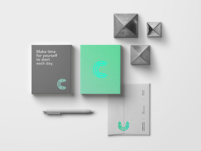 Celdarin brand concept design graphic green identity logo mark monogram