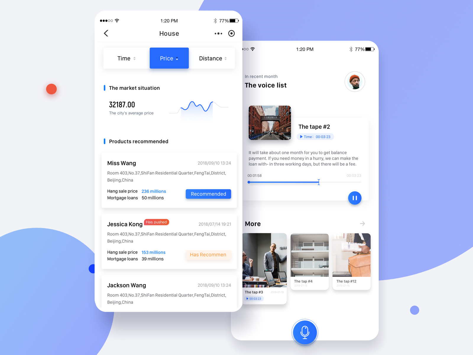 Financial Page by Anita on Dribbble