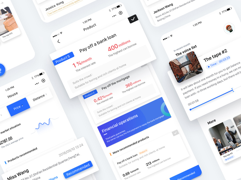 Financial Details Page by Anita on Dribbble