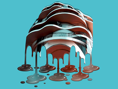 Melting Balcony action actions architechture balcony design graphic design graphic art illustration melt meltdown melted melting melting picture photoshop photoshop action