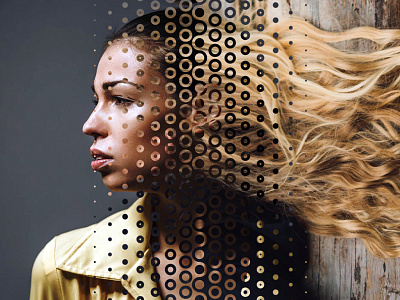 Blond action actions double exposure gradient mask photoshop photoshop action ring wipe wipe out
