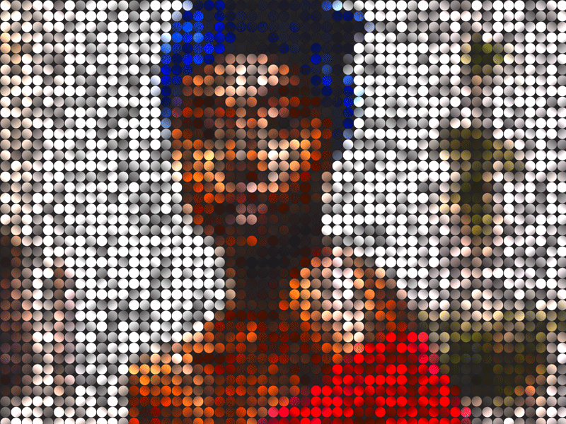 Sequin Girl action actions animated gif circle design graphic design mosaic photoshop photoshop action