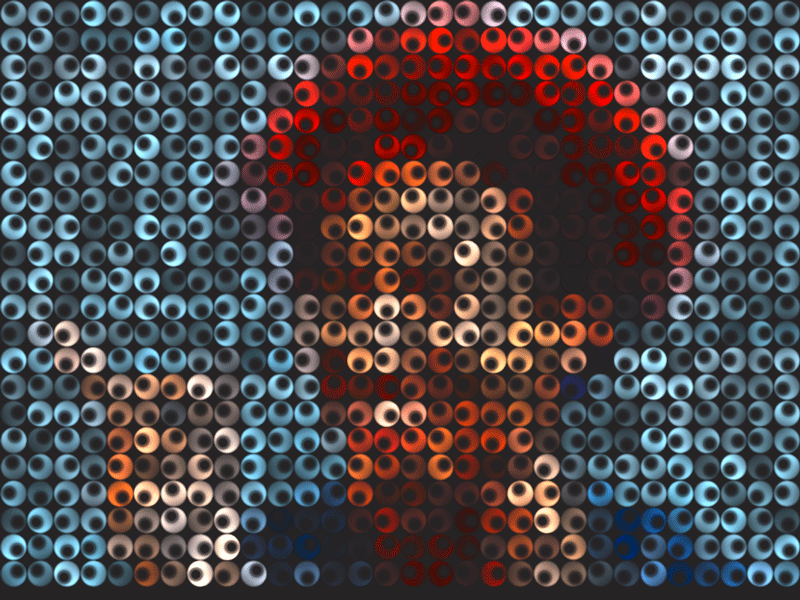 Eyes Portrait action actions animation design gif graphic design graphic art illustration mosaic pattern photoshop photoshop action