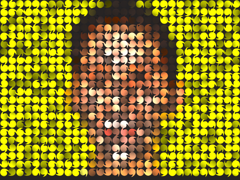 Helix Portrait action actions animated gif animation design gif graphic design graphic art illustration mosaic pattern photoshop photoshop action