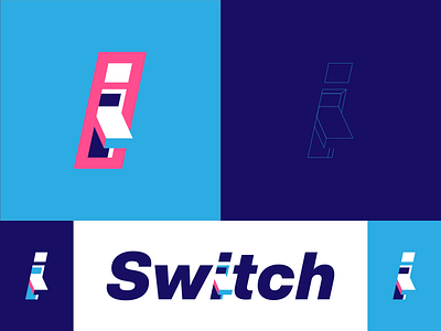 Switch app: brand identity design / icon design