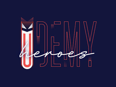 Udemy Heroes - rebrand / brand identity