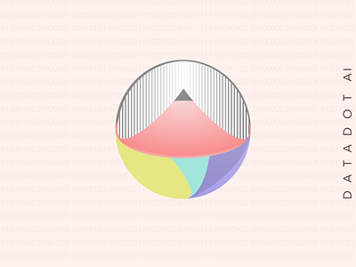 DATADOT AI app branding design flat graphic graphic design icon illustration logo sketchapp vector