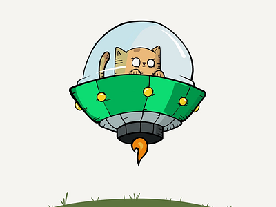 Space kitten cat draw illustration ipad kitten pencil space spaceship