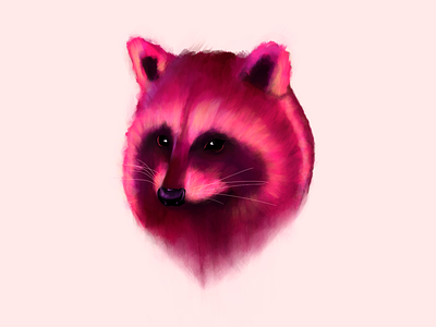 Toronto Raccoon animals critter cute furry ipad pro nature paint painting procreate raccoon toronto watercolor
