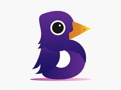 B is a Bird 🐦✨ 36 days 36 days of type b bird illustration type