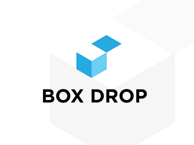 box drop branding design graphic design logo