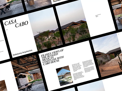Casa Cabo animation clean concept design interface magazine minimal motion ui