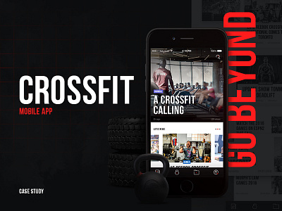 CrossFit Mobile App app crossfit design interaction mobile motion ui ux