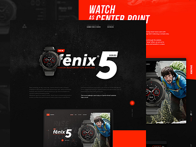 Garmin Fenix5 Watch - Redesign concept app design garmin interaction lifestyle mobile motion sport ui ux watch