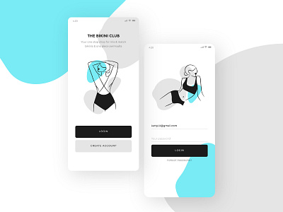 Daily UI 001 (Sign Up) app app design daily 100 challenge dailyui dailyui 001 dailyui001 interface login swimsuit ui uidesign user experience ux uxui webdesig