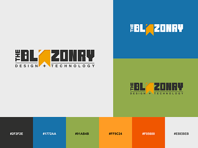The Blazonry Logo agency branding illustration logo vector